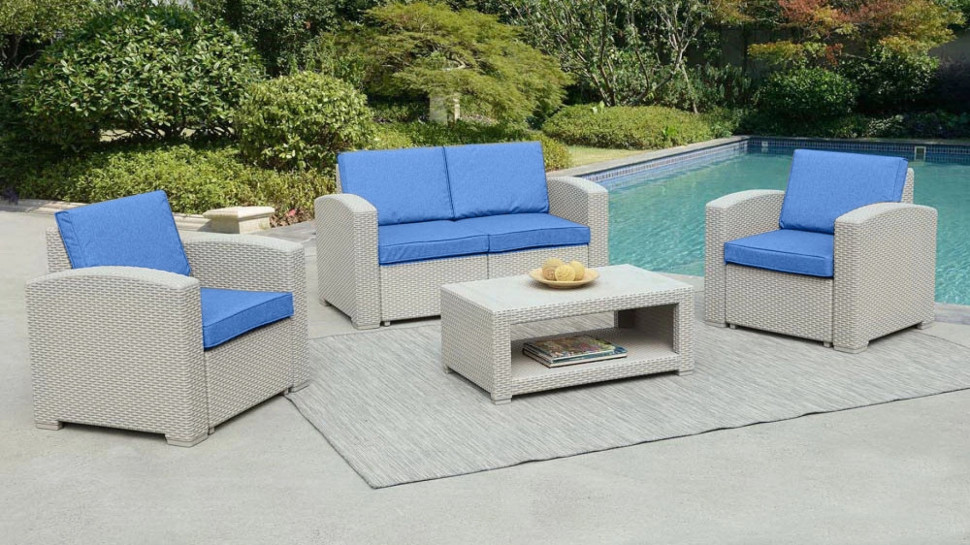 Комплект мебели Rattan Premium 4, СЕРЫЙ