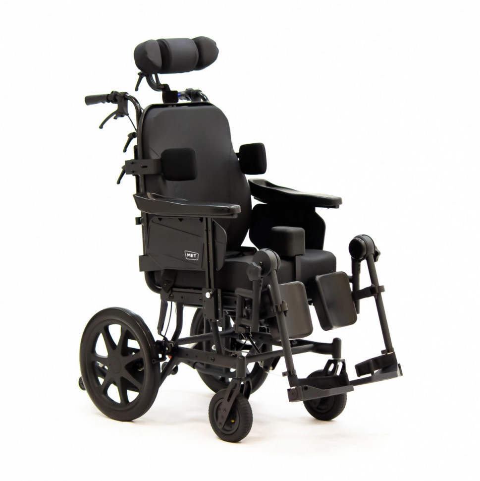 Кресло-коляска механическая MET ECLIPSE B оснащена абдуктором