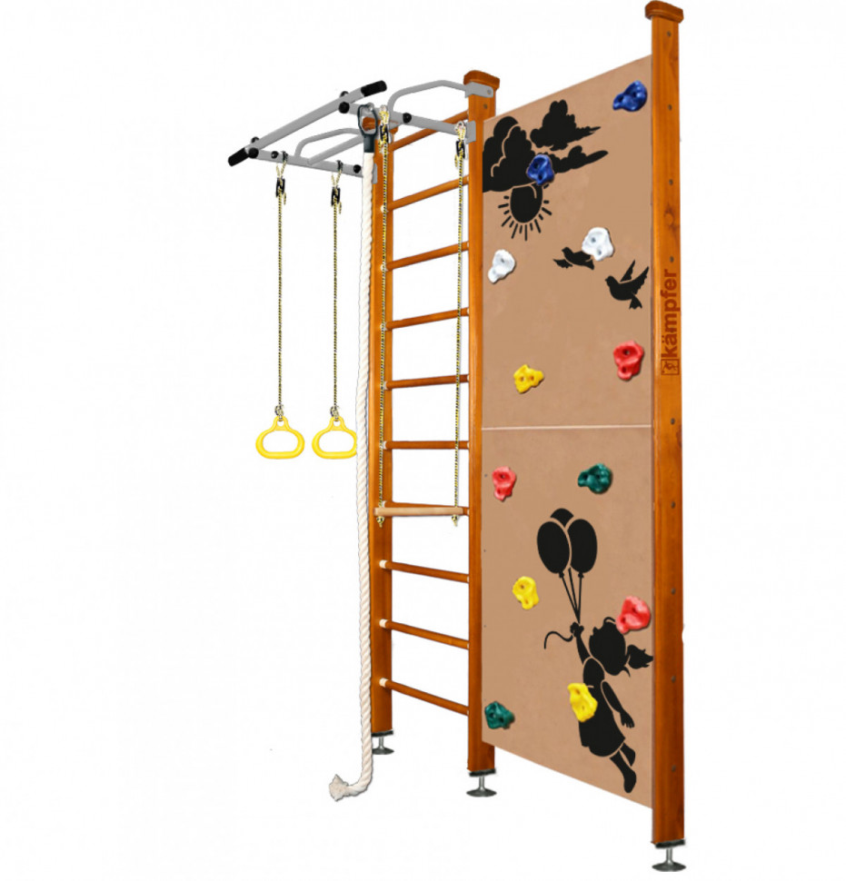 Шведская стенка Kampfer Jungle Ceiling Girl (№3 Классический Стандарт белый антик турник) Шведская стенка Kampfer Jungle Ceiling Girl (№3 Классический Стандарт белый антик турник)